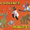 Robots and Dinosaurs 15 Sticker Sheet (SOLD OUT)